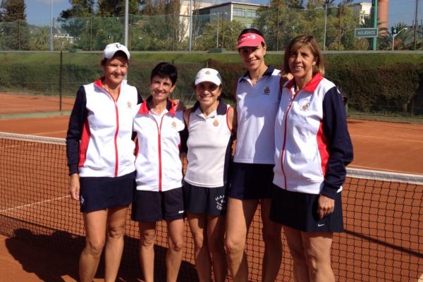 El equipo senior +50, campeón de Cataluña