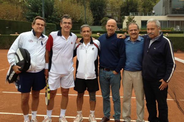 El equipo Senior +60, Campeón de España
