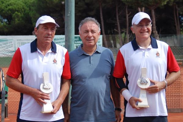 Arrese y Robres, campeones de Cataluña de dobles +55 