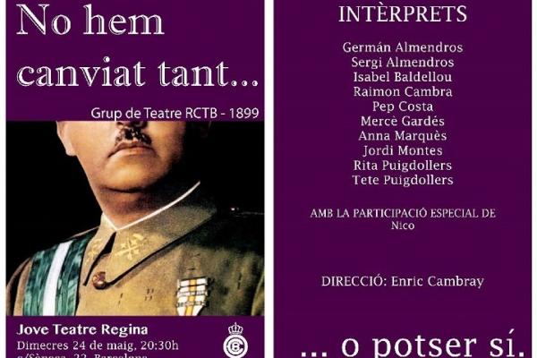 Ven a ver la nueva obra del Grupo de Teatro del RCTB-1899