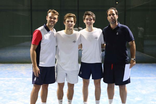 Los jóvenes del RCTB-1899 se divierten con el Torneo de Pádel Sub-28