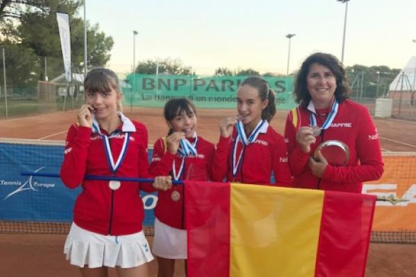 Naroa Aranzábal gana la medalla de bronce en el Europeo Alevín de Ajaccio