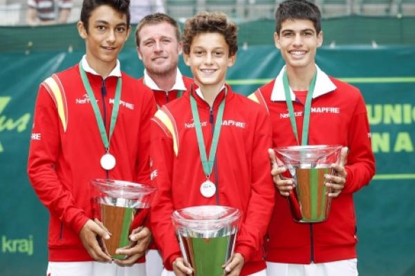 Alcaraz y Rincón, subcampeones del mundo con España