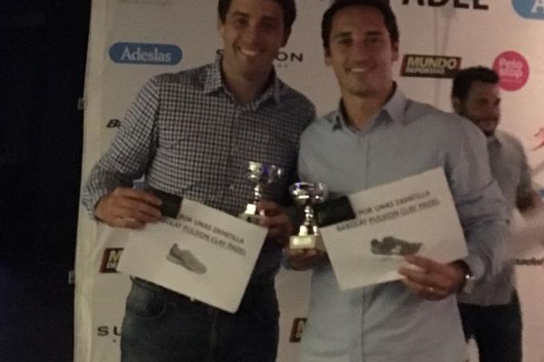 Arturo Constantí i Alfonso Fernández, campions de 2a cat. del Circuit de Pàdel Adeslas