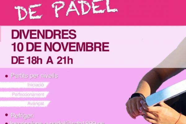 Encuentro femenino de pádel 