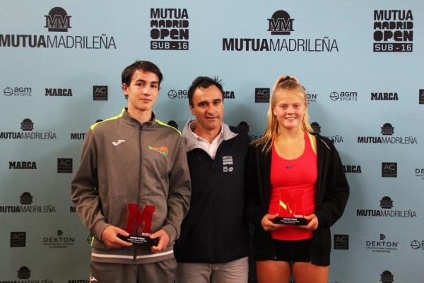Clarine Lerby, campiona del Mutua Madrid Open Sub 16 de A Corunya