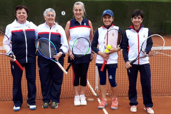 El equipo femenino +55, campeón de Cataluña 