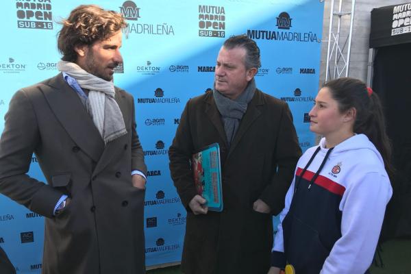 María Berlanga, finalista del Mutua Madrid Open Sub 16 de la Ciudad de la Raqueta