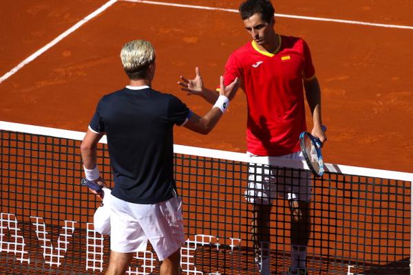 Eliminatoria de Copa Davis igualada (1-1) tras la primera jornada en Marbella