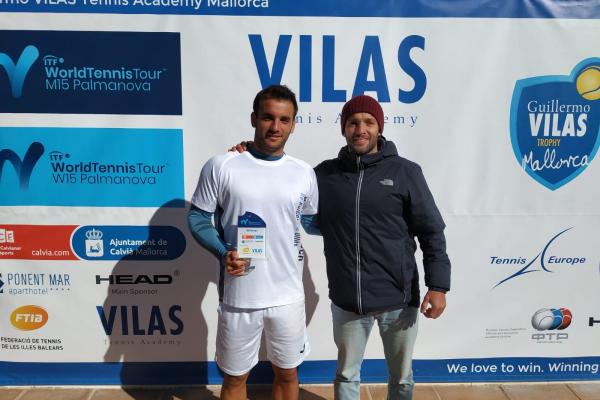Oriol Roca, campió de l’ITF World Tennis Tour de Palmanova