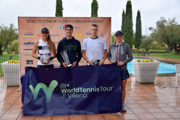 Carlos Alcaraz, campeón del ITF World Tennis Tour Jr de Villena