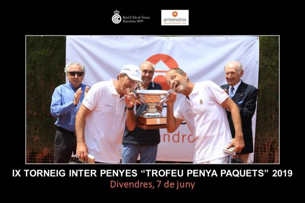 El 7 de juny se celebrarà la 9a edició del Torneig Inter Penyes “Trofeu Penya Paquets” 2019