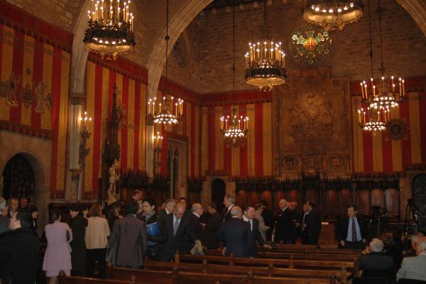 Presentación del Barcelona Open Banc Sabadell en el Saló de Cent