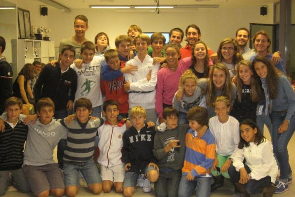 Merienda homenaje a los equipos alevín e infantil 