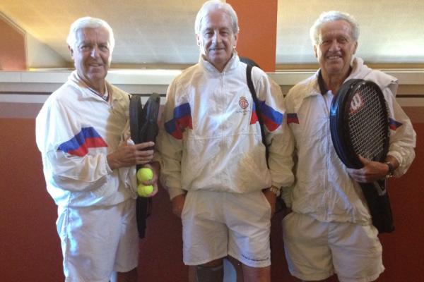El equipo Senior +70, Campeón de España 