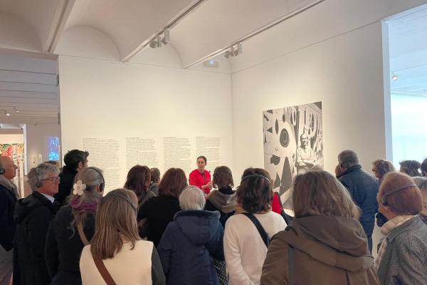 25 socios visitan la exposición Miró y los Estados Unidos