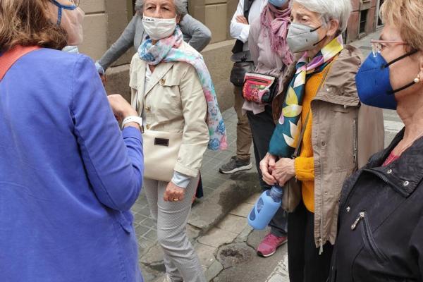 Bon ambient a la sortida per la Barceloneta