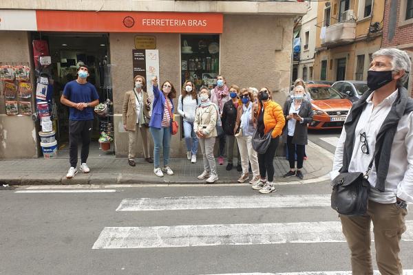 Bon ambient a la sortida per la Barceloneta