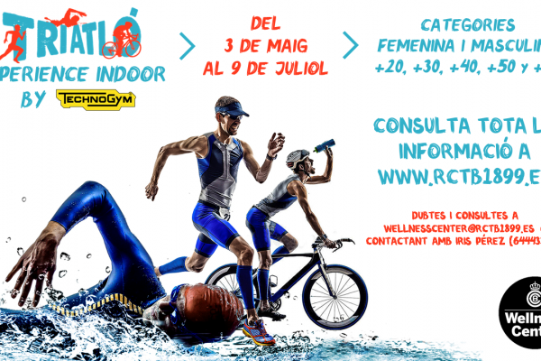 Suma't al nou repte del Wellness Center: La Triatló Experience Indoor by Technogym