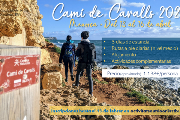 Camí de Cavalls en Menorca (Del 13 al 16 de abril)