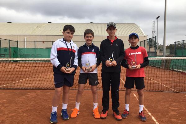 Jochi Cuevas i Eudald González, campions de Catalunya Aleví en dobles