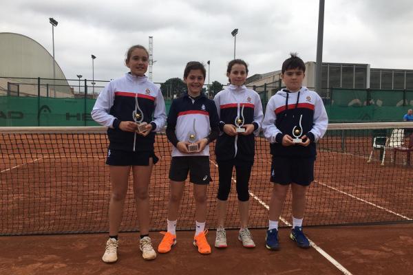 Jochi Cuevas i Eudald González, campions de Catalunya Aleví en dobles