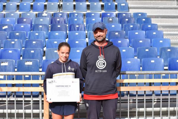 Maria Pascual, campiona del Trofeu Conde de Godó Sub-14 by Esportcat intern de l'RCTB-1899
