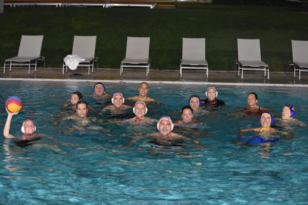 trobada i partit de waterpolo amb David Martín