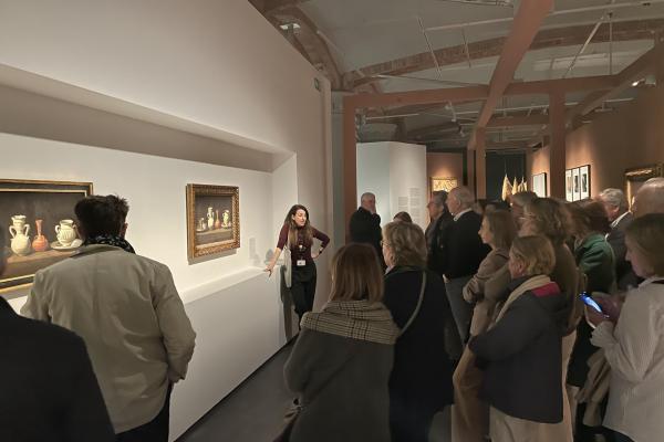 Els socis i sòcies visiten l'exposició de Zurbarán