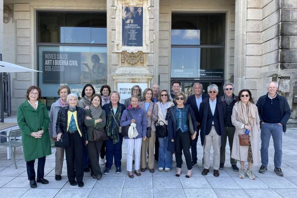 Els socis i sòcies visiten l'exposició de Zurbarán