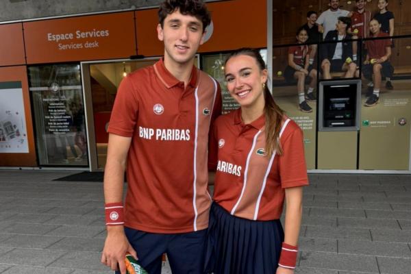 Dos de nuestros ballkids participan en Roland Garros