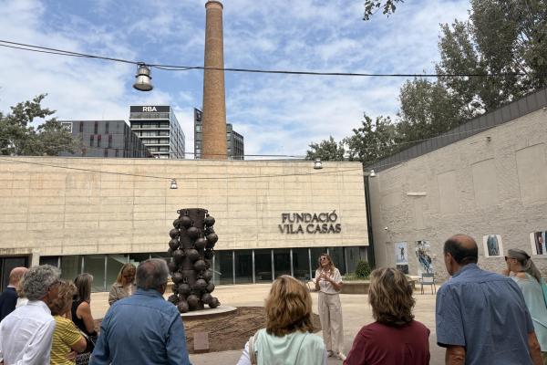 Més de 20 socis i sòcies visiten el Museu Can Framis