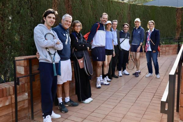 Els socis/es celebren el "Dia del Soci/a" abans de l'inici del Barcelona Open Banc Sabadell