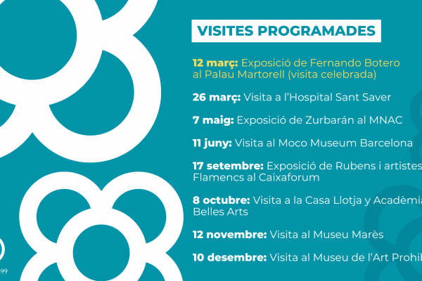 Comença un nou cicle de Sortides Culturls per Barcelona