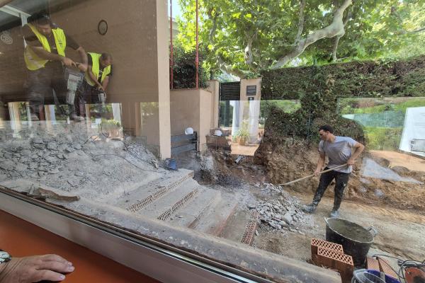 Actualización de las obras en el Club