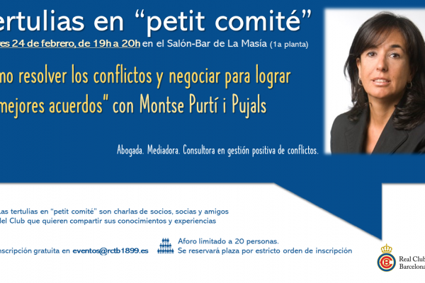 Tertulia con Montse Purtí