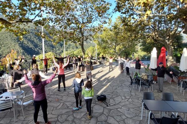 Bon ambient a l’excursió pel Montseny