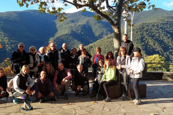 Bon ambient a l’excursió pel Montseny