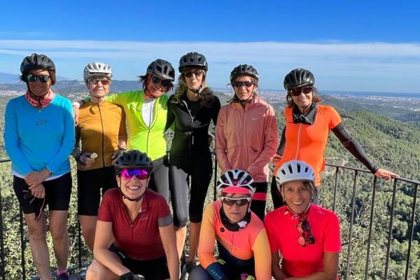 Bon ambient a la sortida en bicicleta de muntanya pel Garraf