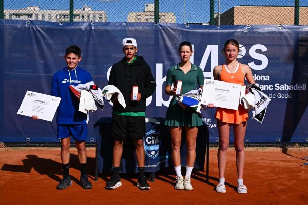 Pablo Garrido y Vitoria de Mello, campeones del Trofeo Conde de Godó Sub-14 de Valencia by Esportcat