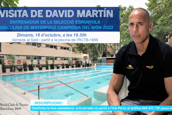 trobada i partit de waterpolo amb David Martín