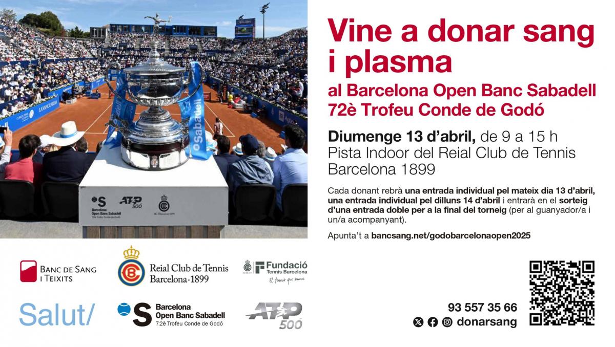 Dona sang durant el Barcelona Open Banc Sabadell