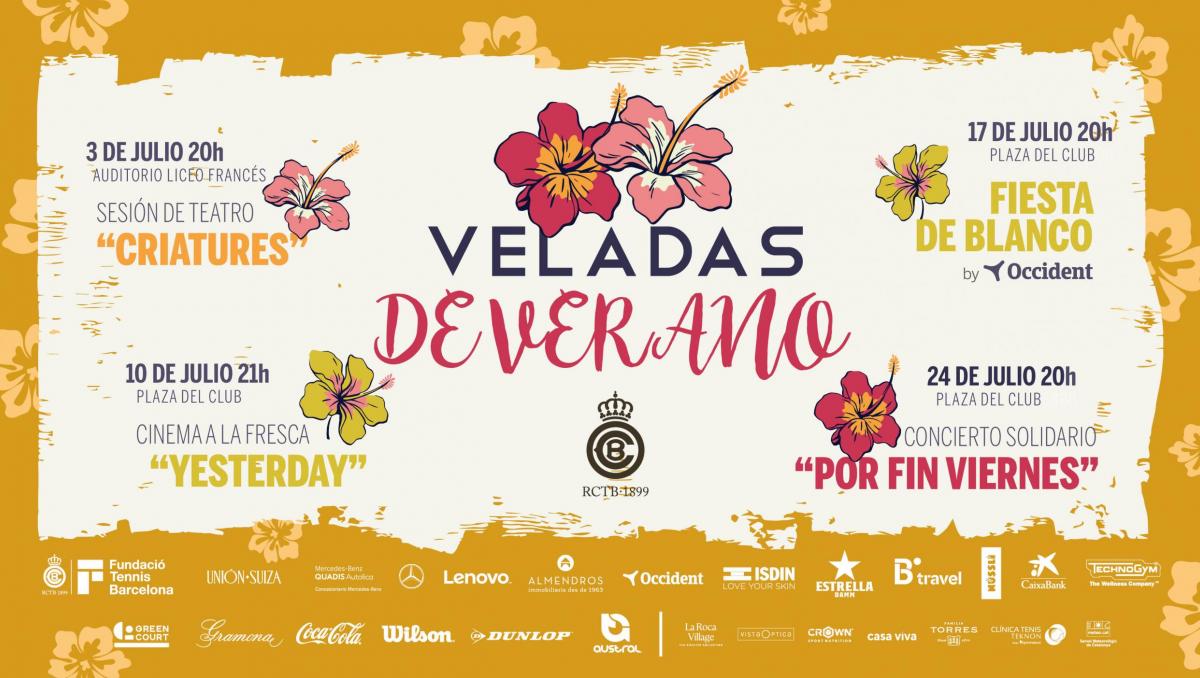 Llegan las veladas de verano: sesión de teatro, cinema a la fresca, fiesta de blanco y concierto solidario