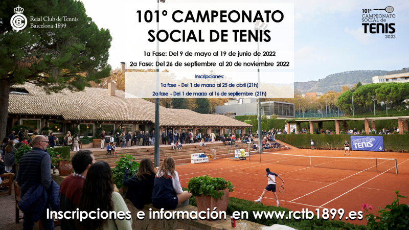 101º Campeonato Social de Tenis 2022