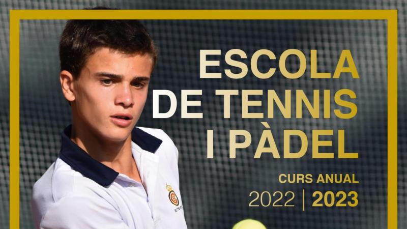 Curso anual de la Escuela de Tenis y Pádel 2022/23