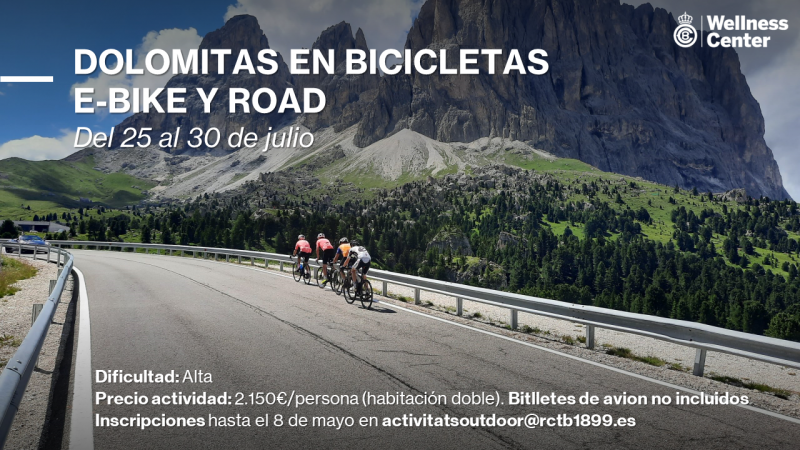 Dolomitas en bicicletas e-bike y road