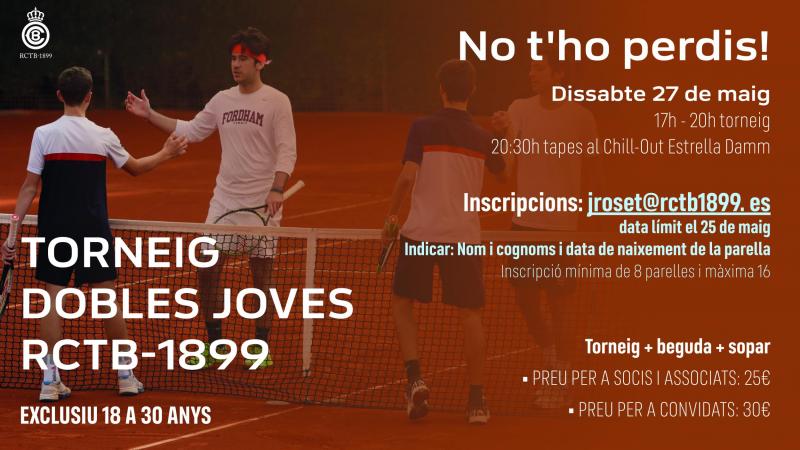 Torneig Dobles Joves RCTB-1899 (27 de maig)