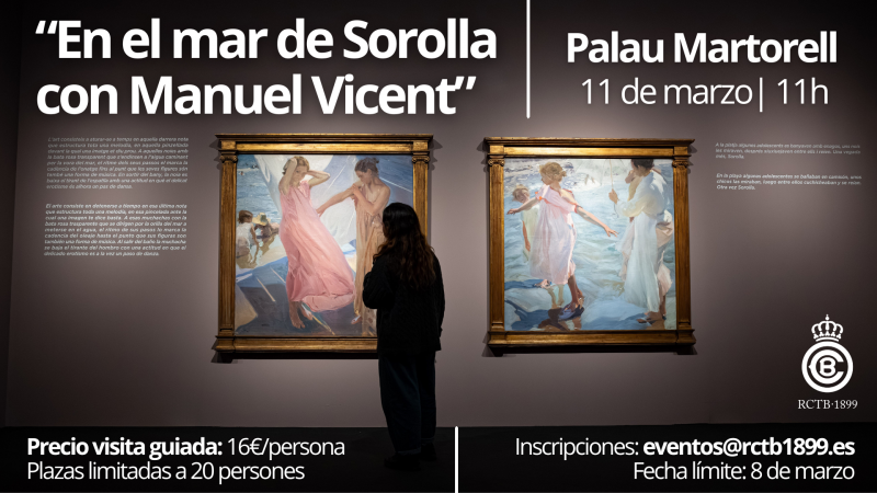 Exposición: "En el mar de Sorolla con Manuel Vicent"