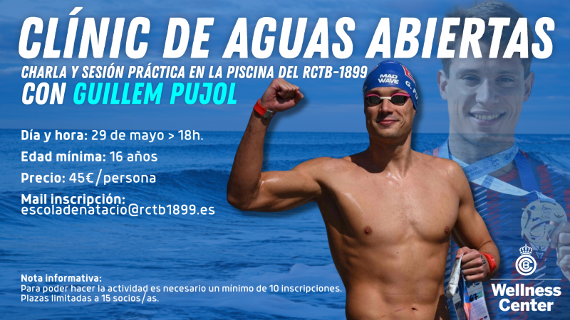 Clínic de aguas abiertas con Guillem Pujol