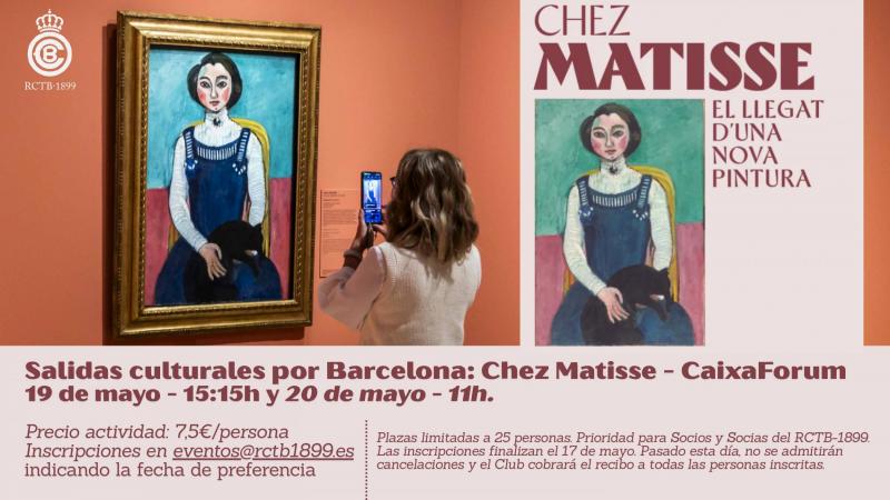 "Chez Matisse: El legado de una nueva pintura"; en el CaixaForum